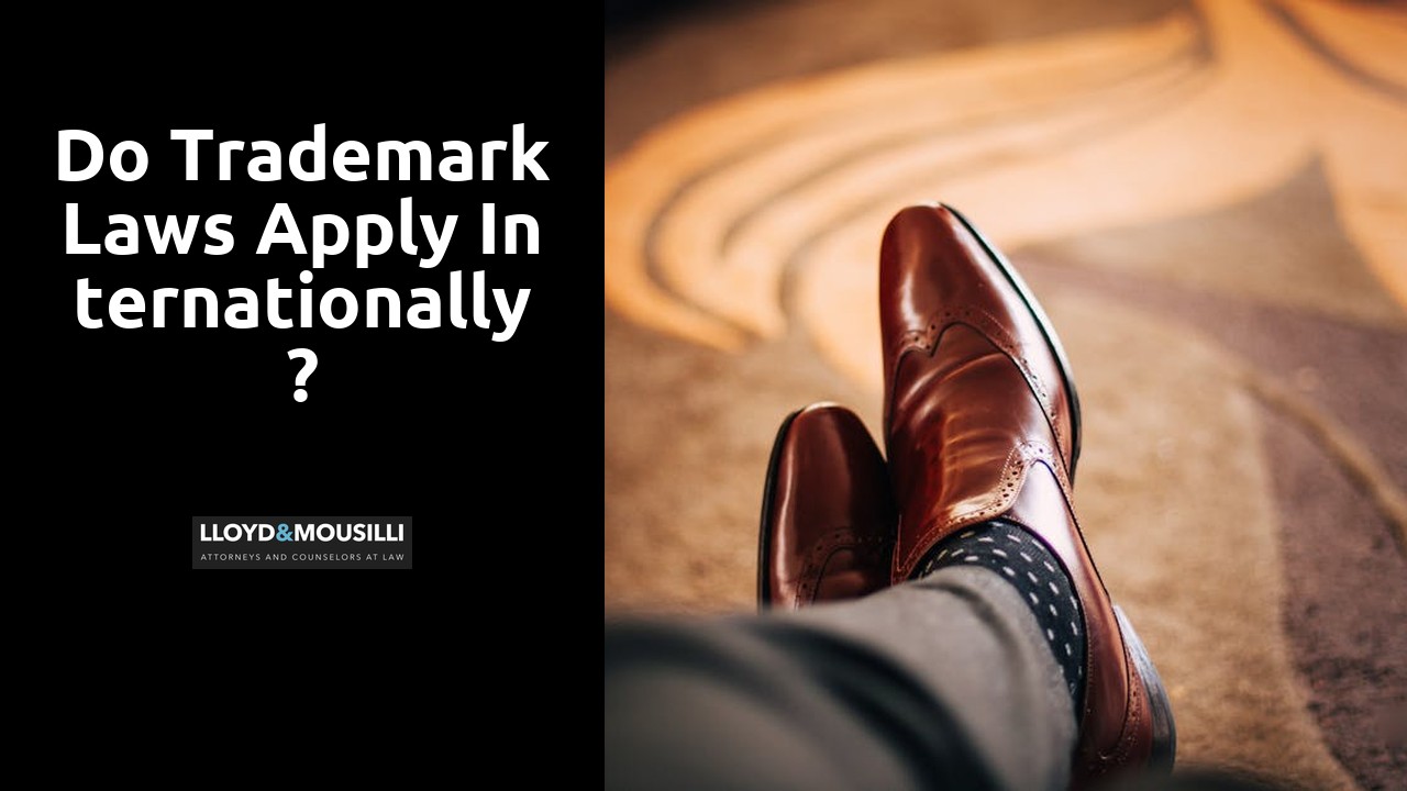 Do trademark laws apply internationally?