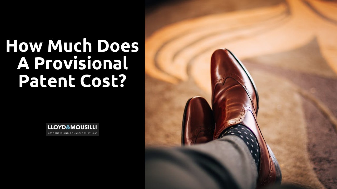 How much does a provisional patent cost?